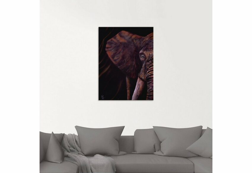 Artland Glasbild »Elefant«, Wildtiere (1 Stück)-Bilder-Ideen für dein Zuhause von Home Trends