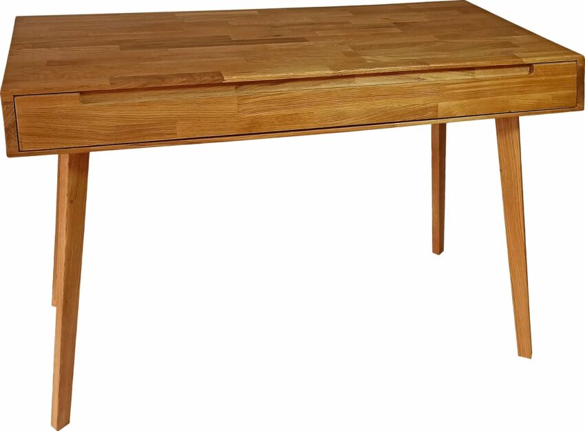 Home affaire Schreibtisch »Albert«, aus massivem Eichenholz, mit vielen Stauraummöglichkeiten, Breite 110 cm-Tische-Ideen für dein Zuhause von Home Trends