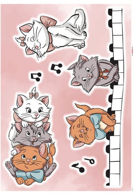 Komar Wandtattoo »Aristocats Kittens« (7 Stück), 50 x 70 cm-Wandtattoos-Inspirationen