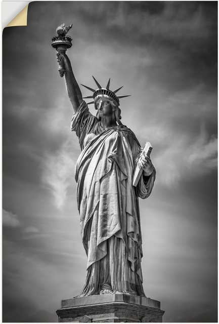 Artland Wandbild »New York City Freiheitsstatue II«, Bilder von Amerika (1 Stück), in vielen Größen & Produktarten - Alubild / Outdoorbild für den Außenbereich, Leinwandbild, Poster, Wandaufkleber / Wandtattoo auch für Badezimmer geeignet-Bilder-Inspirationen