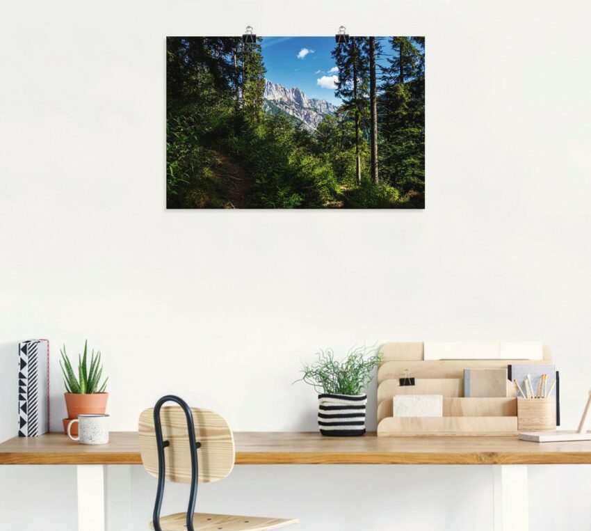 Artland Wandbild »Landschaft im Klausbachtal«, Waldbilder (1 Stück), in vielen Größen & Produktarten - Alubild / Outdoorbild für den Außenbereich, Leinwandbild, Poster, Wandaufkleber / Wandtattoo auch für Badezimmer geeignet-Bilder-Ideen für dein Zuhause von Home Trends