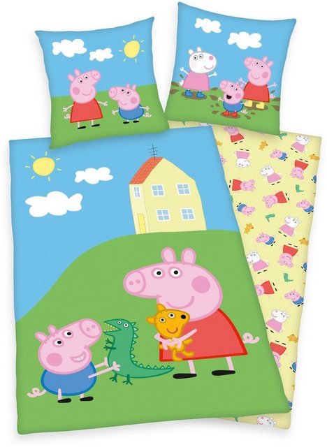 Kinderbettwäsche »Peppa Pig«, mit niedlichem Peppa Pig Motiv-Bettwäsche-Inspirationen