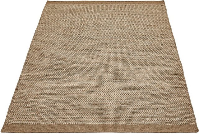 Wollteppich »Visby«, rechteckig, Höhe 8 mm, Handweb Teppich, Flachgewebe, handgewebt, reine Wolle, ideal im Wohnzimmer & Schlafzimmer-Teppiche-Inspirationen
