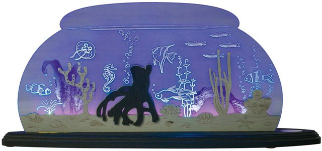 Weigla LED Dekolicht »Wo ist Nemo«, beidseitiges Motiv/ Motiv Aquarium / Erzgebirge garantiert LED wechselbar-Lampen-Inspirationen