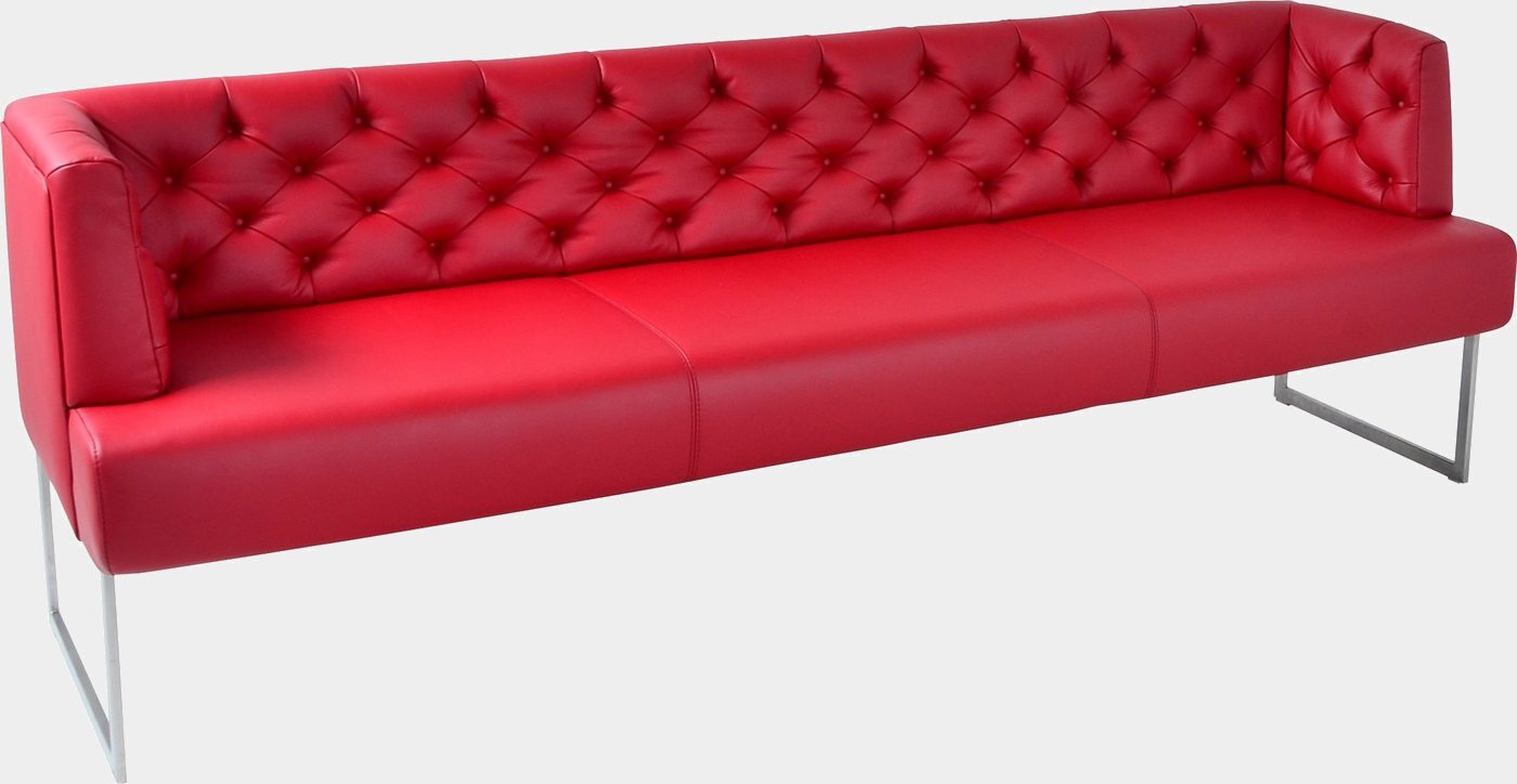 K+W Komfort & Wohnen Polsterbank »Creso«, im modernen Chesterfield-Look, Füße in Edelstahl-Optik-Sitzbänke-Ideen für dein Zuhause von Home Trends