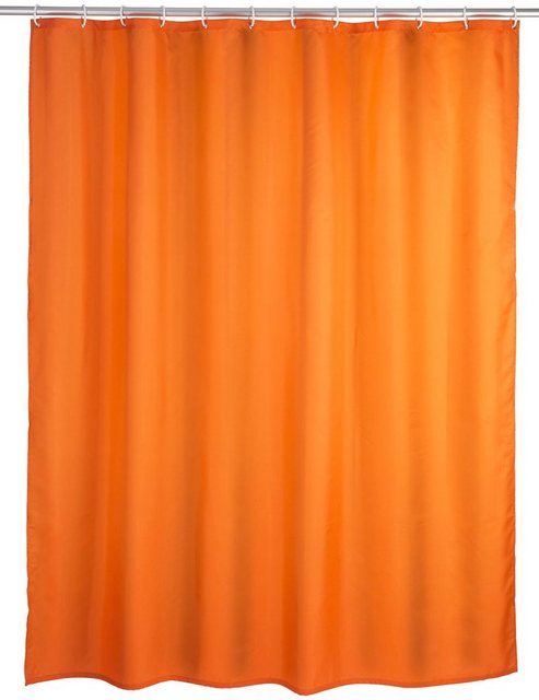 WENKO Duschvorhang »Uni Orange« Breite 180 cm, Höhe 200 cm, waschbar-Duschvorhänge-Inspirationen