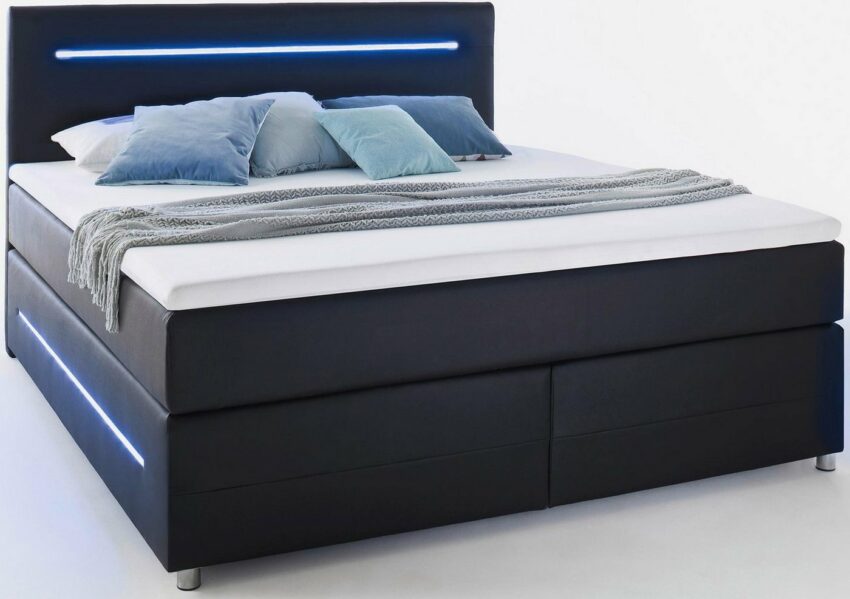 meise.möbel Boxspringbett, mit LED Beleuchtung, wahlweise mit Bettkasten-Betten-Ideen für dein Zuhause von Home Trends