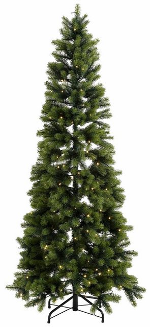 Creativ deco Künstlicher Weihnachtsbaum, in schlanker Form, mit LED-Lichterkette-Weihnachtsbäume-Inspirationen