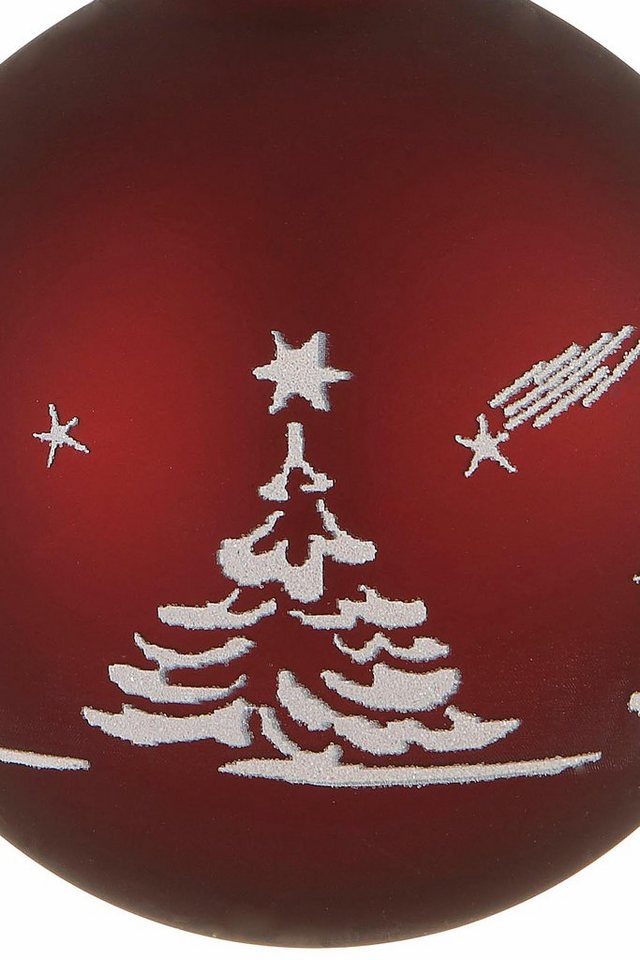 my home Weihnachtsbaumkugel »Advent« (30 Stück), mundgeblasen-Weihnachtskugeln-Ideen für dein Zuhause von Home Trends