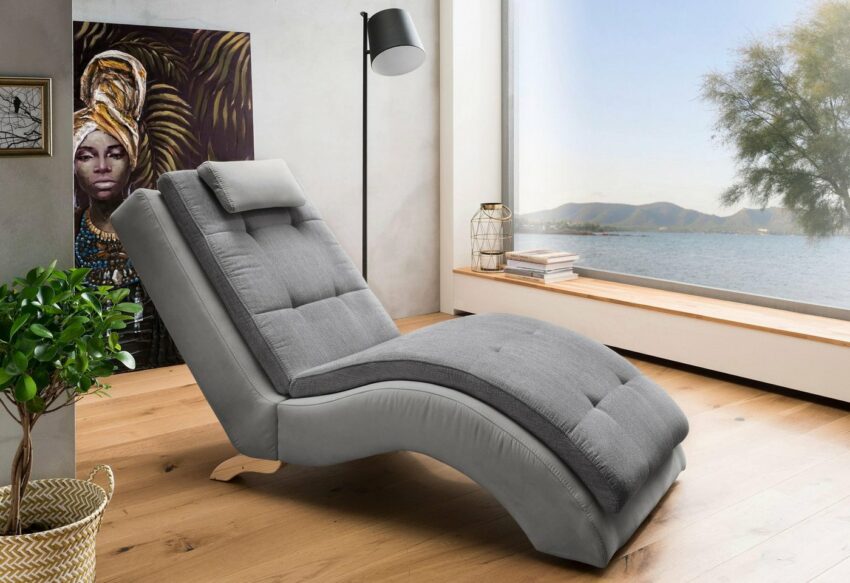Home affaire Relaxliege »Vengo«, mit Kopfkissen, Mattenoptik auf Korpus-Sessel-Ideen für dein Zuhause von Home Trends