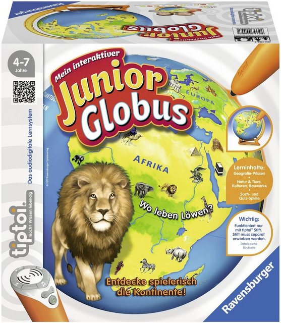 Ravensburger Globus »tiptoi® Mein interaktiver Junior Globus«, Made in Europe, FSC® - schützt Wald - weltweit-Globusse-Inspirationen