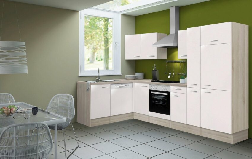 OPTIFIT Winkelküche »Faro«, mit E-Geräten, Stellbreite 300 x 175 cm-Küchenzeilen-Ideen für dein Zuhause von Home Trends