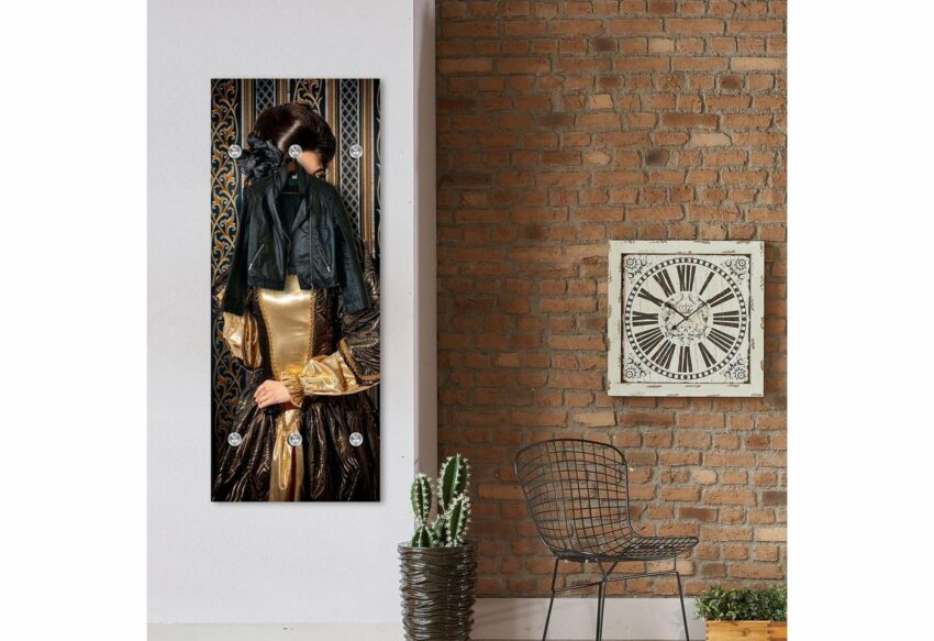 queence Garderobenpaneel »Frau klassisch«, mit 6 Haken, 50 x 120 cm-Garderoben-Ideen für dein Zuhause von Home Trends