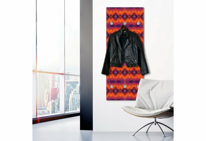 queence Garderobenpaneel »Orientalisches Muster«, mit 6 Haken, 50 x 120 cm-Garderoben-Ideen für dein Zuhause von Home Trends