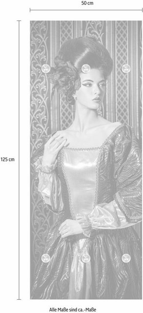 queence Garderobenpaneel »Frau klassisch«, mit 6 Haken, 50 x 120 cm-Garderoben-Inspirationen