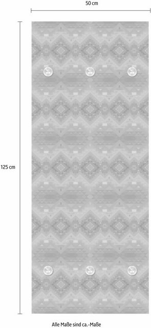 queence Garderobenpaneel »Orientalisches Muster«, mit 6 Haken, 50 x 120 cm-Garderoben-Inspirationen
