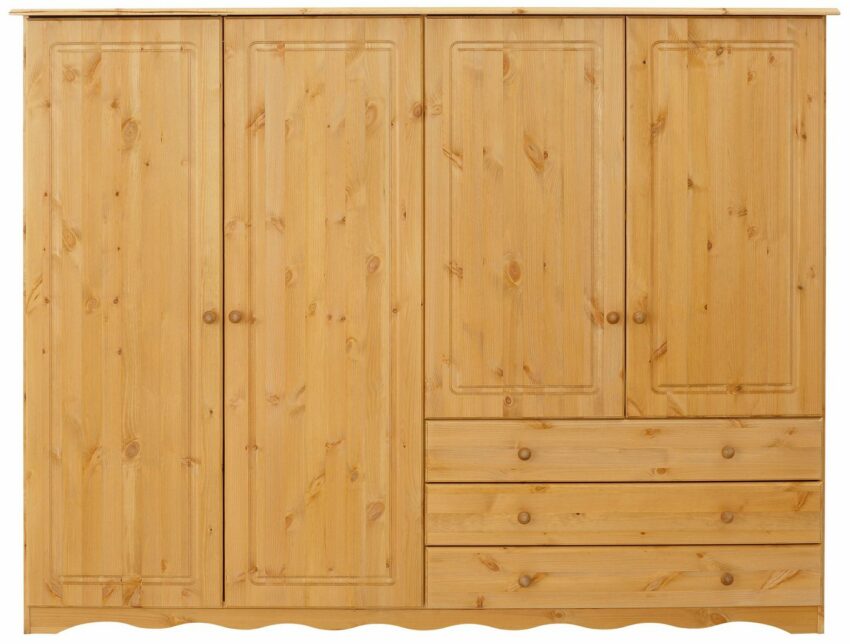 Home affaire Wäscheschrank »Minik« mit schönem geschwungenem Fußsockel, in drei verschiedenen Farbvarianten-Schränke-Ideen für dein Zuhause von Home Trends