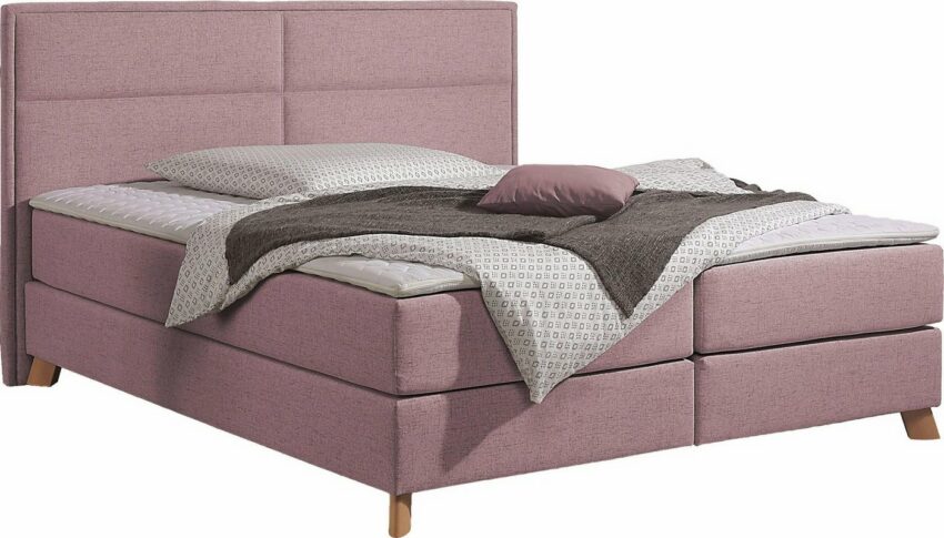 Home affaire Boxspringbett »Caria«, in 5 Breiten, 3 Matratzen-Ausführungen, 2 Härtegraden, Topper-Betten-Ideen für dein Zuhause von Home Trends