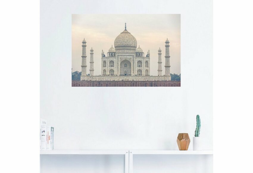 Artland Wandbild »Taj Mahal«, Gebäude (1 Stück), in vielen Größen & Produktarten - Alubild / Outdoorbild für den Außenbereich, Leinwandbild, Poster, Wandaufkleber / Wandtattoo auch für Badezimmer geeignet-Bilder-Ideen für dein Zuhause von Home Trends