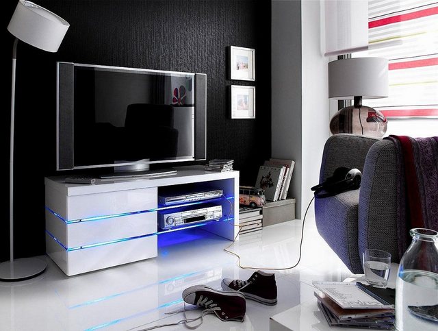 MCA furniture Lowboard »Sonia«, 4er-LED-Beleuchtung Blau-Lowboards-Inspirationen