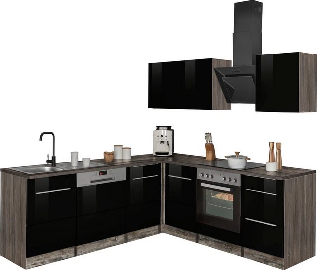 HELD MÖBEL Winkelküche »Brindisi«, ohne Geräte, Stellbreite 220/220 cm-Küchenzeilen-Inspirationen