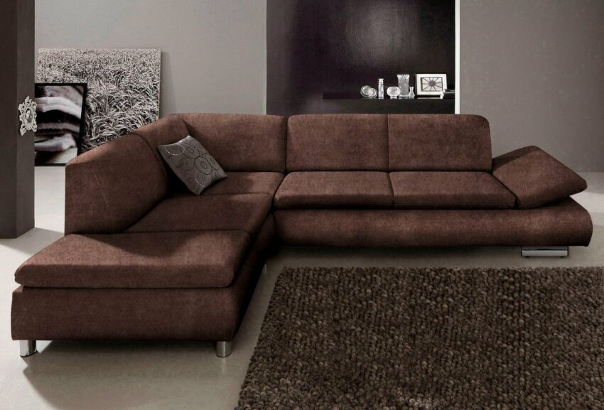 Max Winzer® Ecksofa »Toulouse«, mit klappbaren Armlehnen, Breite 237 cm-Sofas-Ideen für dein Zuhause von Home Trends