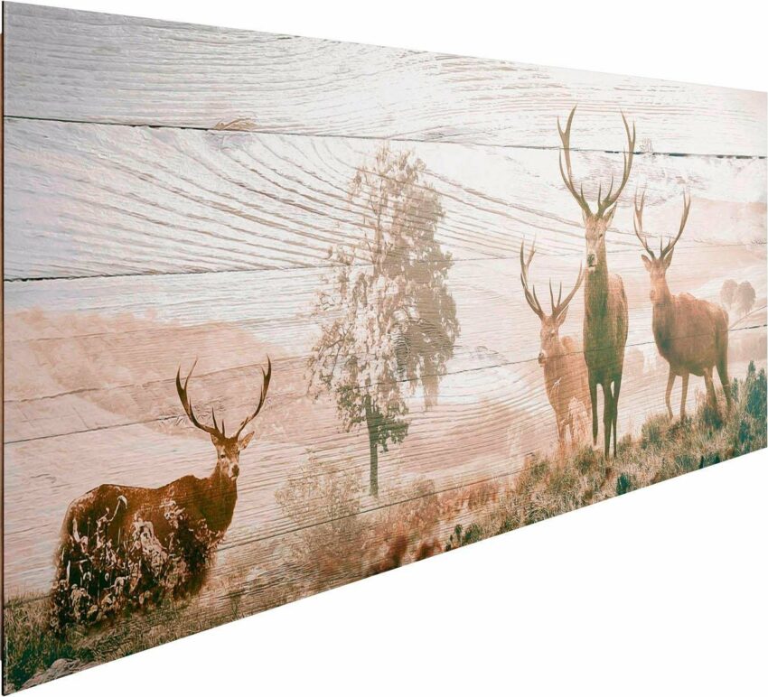 Reinders! Deco-Panel »Hirsche«, 156/52 cm-Bilder-Ideen für dein Zuhause von Home Trends