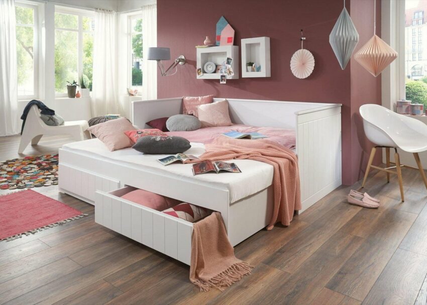 Relita Funktionsbett, mit Lattenrost, Schubkästen und Auszug auf 180x200 cm-Betten-Ideen für dein Zuhause von Home Trends
