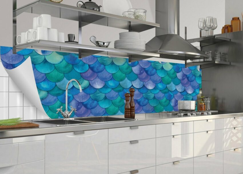 MySpotti Küchenrückwand »fixy Tessy«, selbstklebende und flexible Küchenrückwand-Folie-Küchenrückwände-Ideen für dein Zuhause von Home Trends