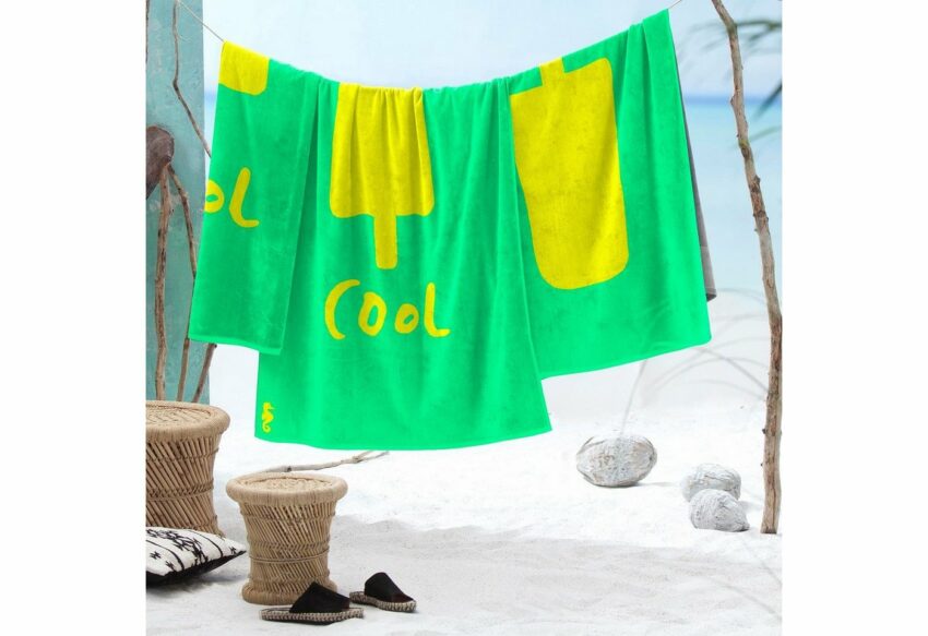 Seahorse Strandtuch »Popsicle« (1-St), mit einem Eis-Handtücher-Ideen für dein Zuhause von Home Trends