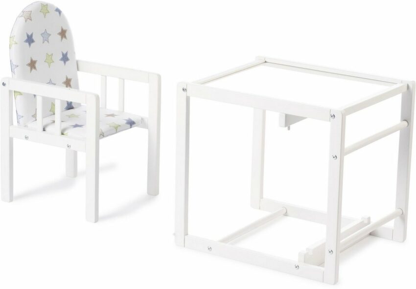 Geuther Kombihochstuhl »Nico, weiß Sterne«, zur Kindersitzgarnitur umbaubar-Stühle-Ideen für dein Zuhause von Home Trends