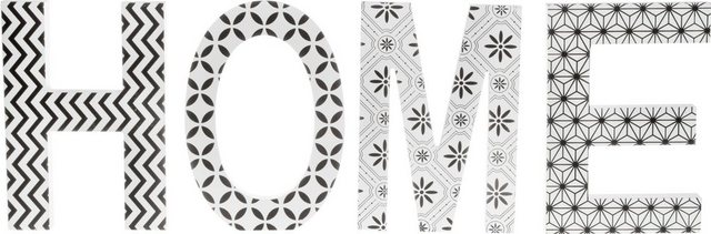 Myflair Möbel & Accessoires Deko-Buchstaben, weiß, Deko Schriftzug "HOME", Höhe 23 cm, Wohnzimmer-Deko-Objekte-Inspirationen