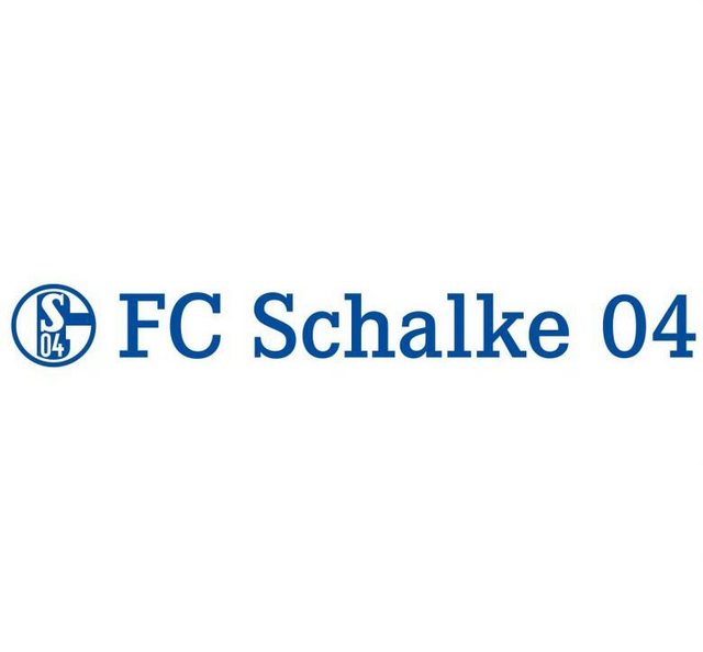 Wall-Art Wandtattoo »Schalke 04 Logo mit Schriftzug« (1 Stück)-Wandtattoos-Inspirationen