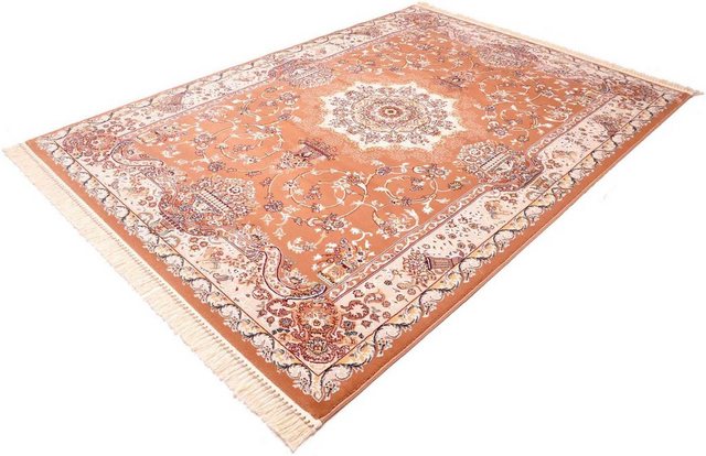 Teppich »Classic 4051«, Böing Carpet, rechteckig, Höhe 10 mm, Orient-Optik, mit Fransen, Wohnzimmer-Teppiche-Inspirationen