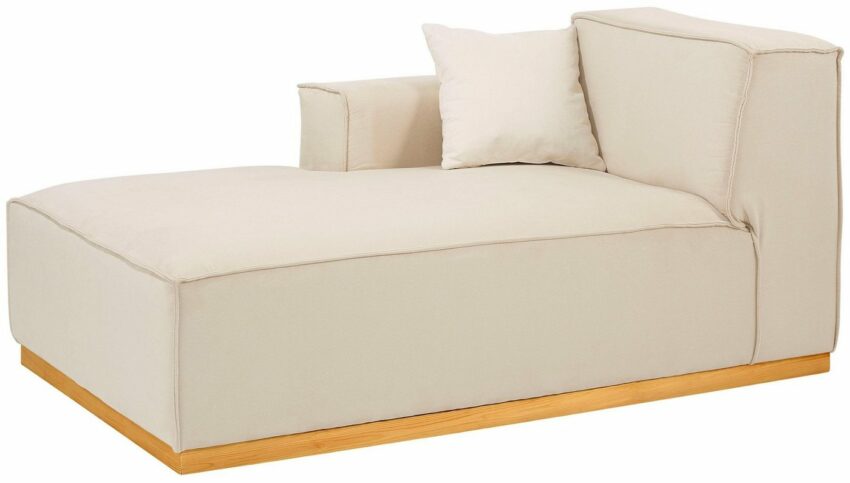 Home affaire Recamiere »Terry«, mit offener Kedernaht und Holzuntergestell-Sofas-Ideen für dein Zuhause von Home Trends
