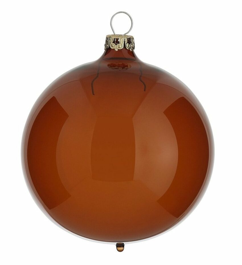 Thüringer Glasdesign Weihnachtsbaumkugel »Transparent« (6 Stück), braun-Weihnachtskugeln-Ideen für dein Zuhause von Home Trends