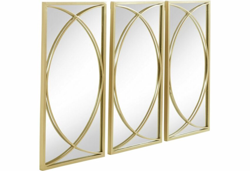 Leonique Wandspiegel »Noyon« (3-St), Metallrahmen, gold-Spiegel-Ideen für dein Zuhause von Home Trends