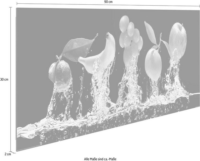 Reinders! Holzbild »Deco Panel 30x90 Splashing Fruit«-Bilder-Inspirationen