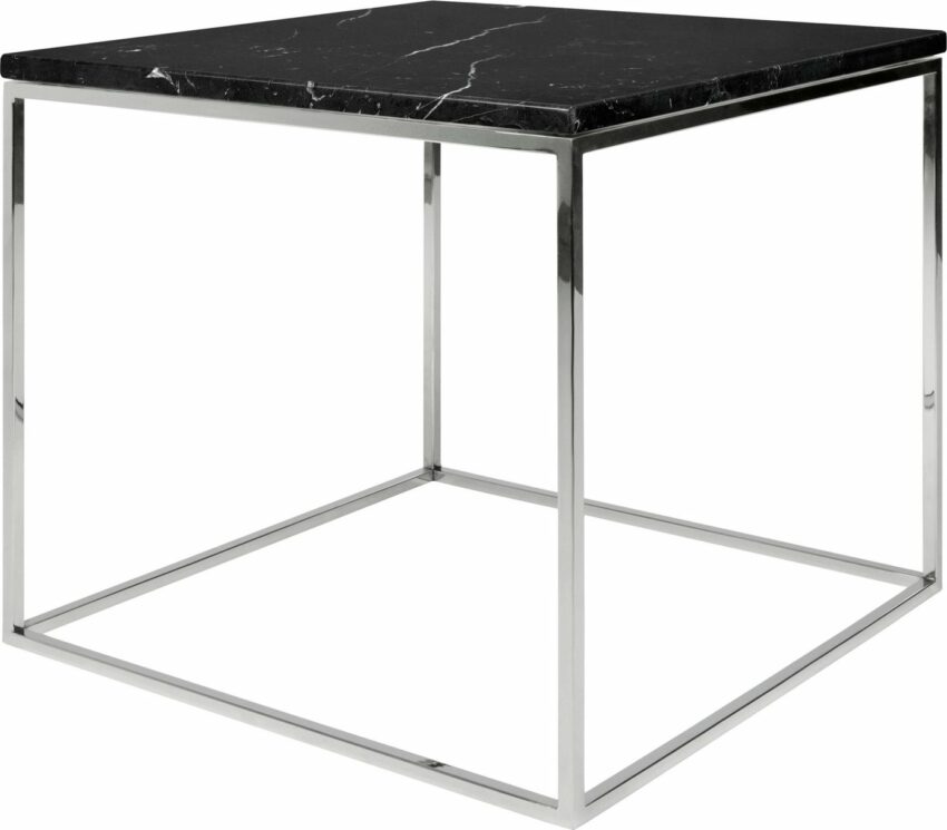 TemaHome Couchtisch »Gleam«, mit Mamorplatte und silbernen Chromegestell, Breite 50 cm-Tische-Ideen für dein Zuhause von Home Trends