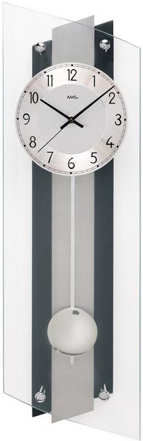 AMS Funk-Pendelwanduhr »F5262« (mit diamantgedrehtem Aluminiumzifferblatt)-Uhren-Inspirationen