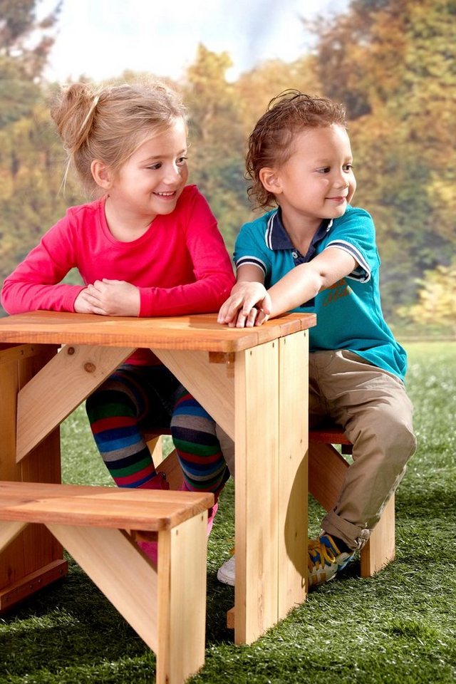 AXI Garten-Kindersitzgruppe »ZidZed«, Picknicktisch, BxTxH: 80x45x45 cm-Gartenmöbel-Sets-Ideen für dein Zuhause von Home Trends