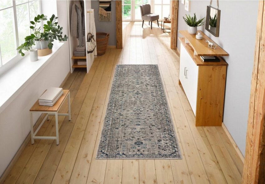 Läufer »Clovis«, Timbers, rechteckig, Höhe 22 mm, Orient-Design, mit Bordüre, Vintage, Wohnzimmer, Diele-Teppiche-Ideen für dein Zuhause von Home Trends