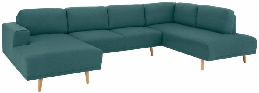 Home affaire Wohnlandschaft »Lasse«, im scandinavischem Stil mit Holzfüßen-Sofas-Ideen für dein Zuhause von Home Trends