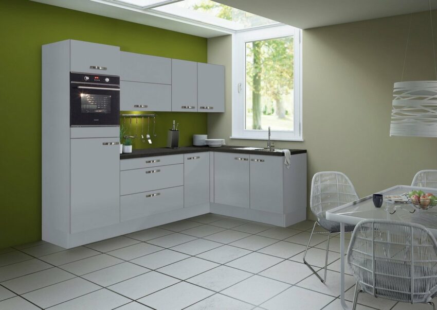 OPTIFIT Winkelküche »Cara«, ohne E-Geräte, mit Vollauszügen und Soft-Close-Funktion, Stellbreite 265 x 175 cm-Küchenzeilen-Ideen für dein Zuhause von Home Trends