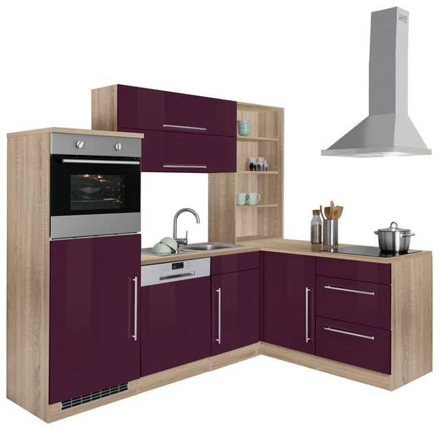 HELD MÖBEL Winkelküche »Samos«, mit E-Geräten, Stellbreite 230 x 170 cm-Küchenzeilen-Inspirationen
