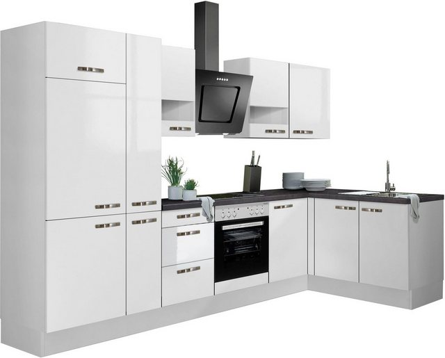 OPTIFIT Winkelküche »Cara«, ohne E-Geräte, mit Vollauszügen und Soft-Close-Funktion, Stellbreite 315 x 175 cm-Küchenzeilen-Inspirationen