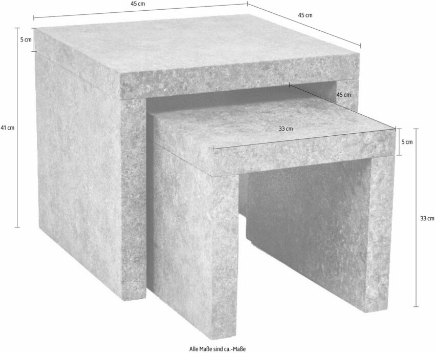 Paroli Beistelltisch (Set)-Tische-Ideen für dein Zuhause von Home Trends