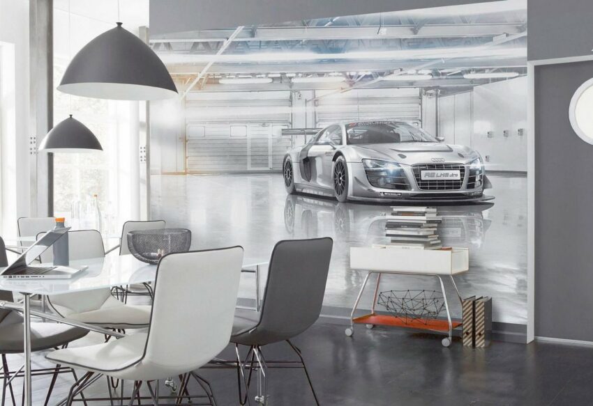 Komar Fototapete »Audi R8 Le Mans«, glatt, bedruckt, Wald, Meer, (Set), ausgezeichnet lichtbeständig-Tapeten-Ideen für dein Zuhause von Home Trends