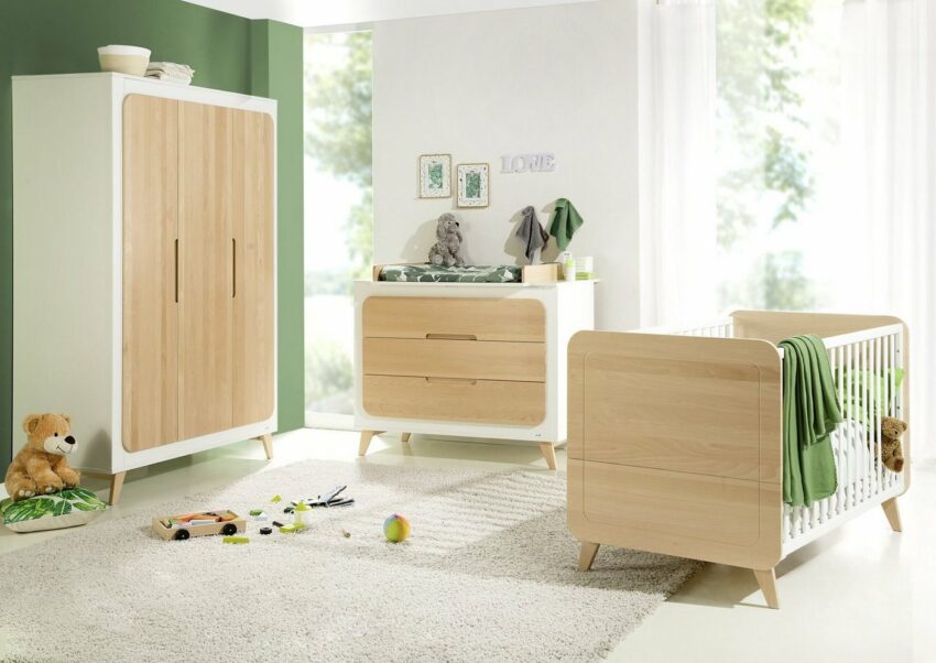 Geuther Babyzimmer-Komplettset »Traumwald«, (Set, 3-St), mit Kinderbett, Kleiderschrank und Wickelkommode, Made in Germany-Komplettzimmer-Ideen für dein Zuhause von Home Trends