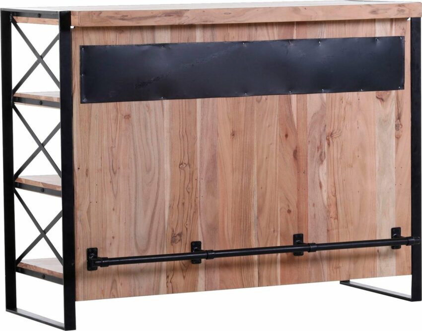 Gutmann Factory Bartisch »Downtown«, aus massivem Akazienholz, mit Fußstange-Tische-Ideen für dein Zuhause von Home Trends